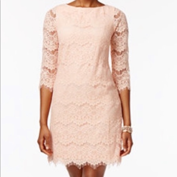 Jessica Howard Dresses & Skirts - Jessica Howard blush lace dress
